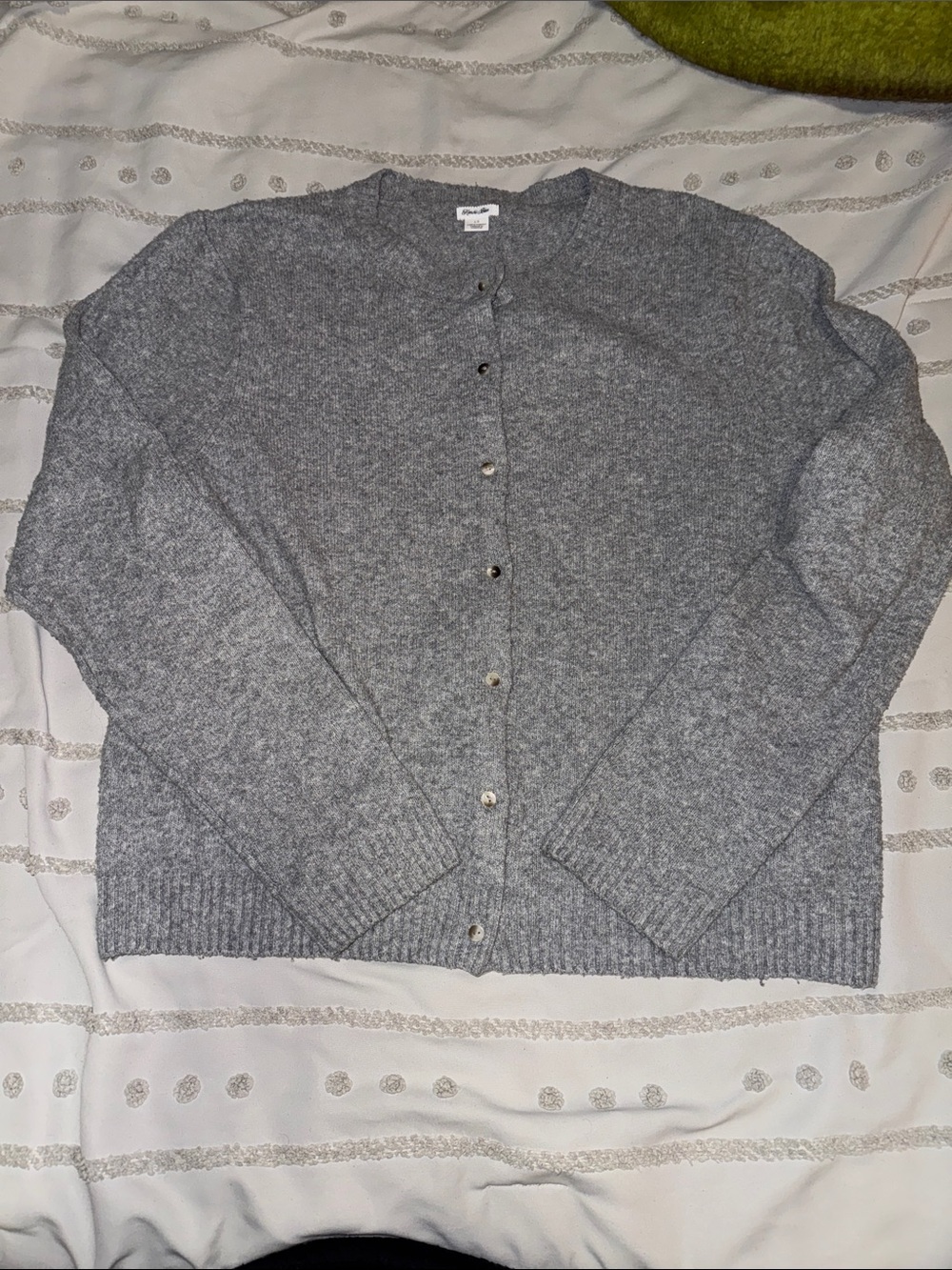 Kimchi Blue Heather Gray Button-Front Cardigan